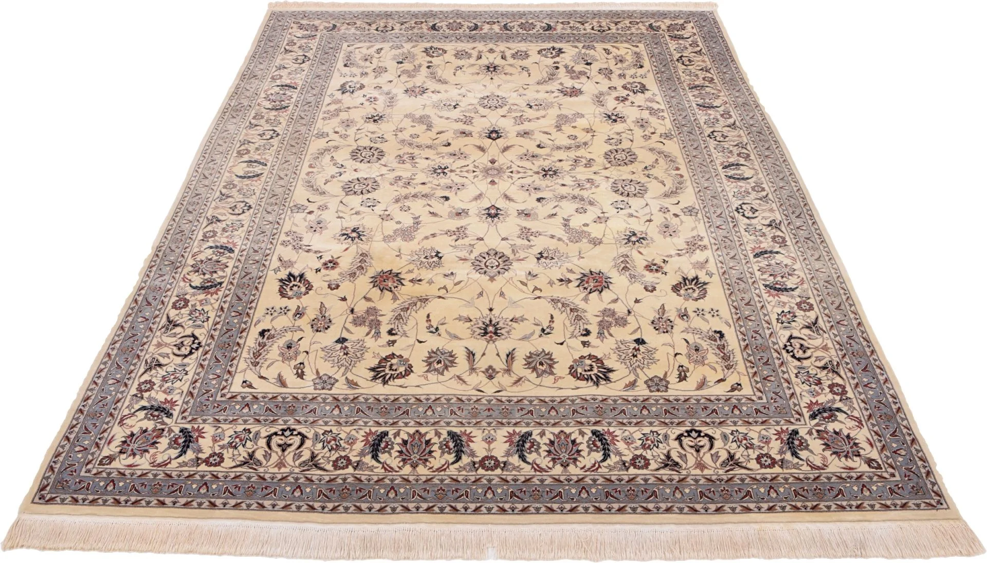 Alternative view of Hand-Knotted Isfahan Chinese Rug, 246 × 340 cm, Wool