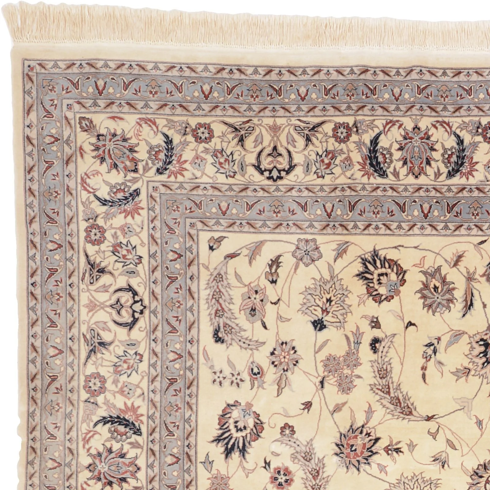 Hand-Knotted Isfahan Chinese Rug, 246 × 340 cm, Wool - Image 6