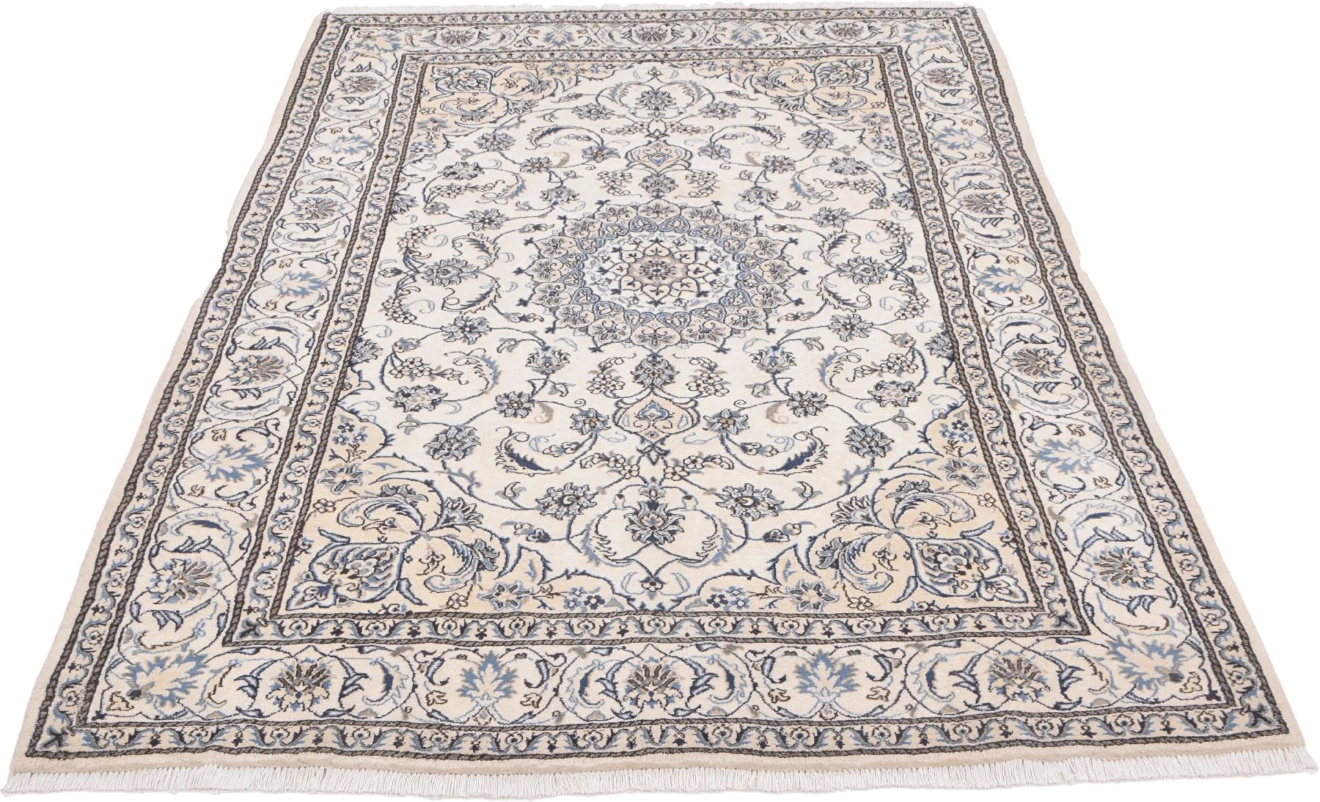 Alternative view of Wool Nain Persian Rug 199 × 304 cm, hand-knotted