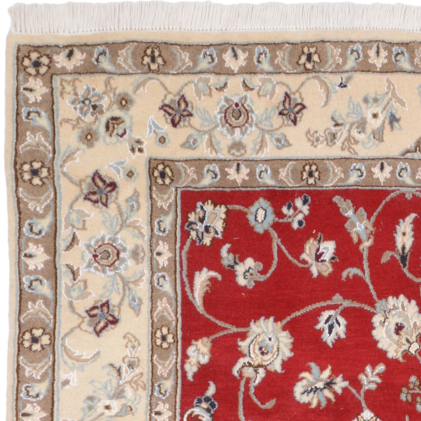 Wool Nain Persian Rug 202 × 305 cm, hand-knotted - Image 6