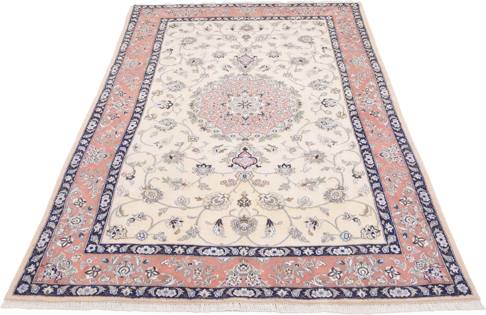 Alternative view of Nain Persian Rug 188 × 307 cm in Wool, hand-knotted