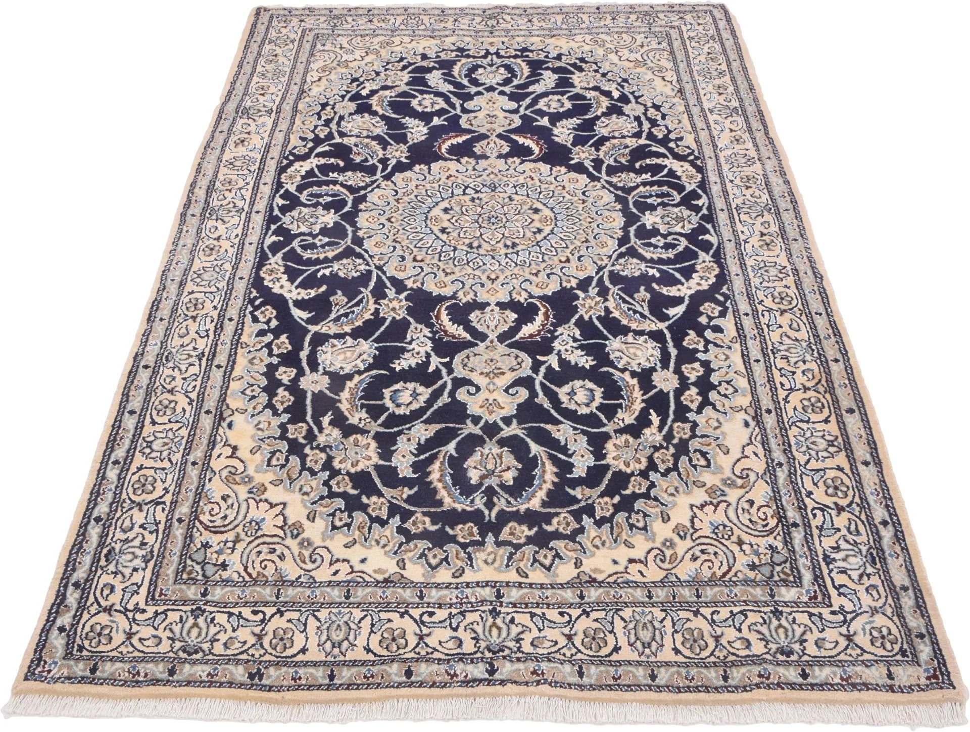 Alternative view of Wool Nain Persian Rug 157 × 260 cm, hand-knotted