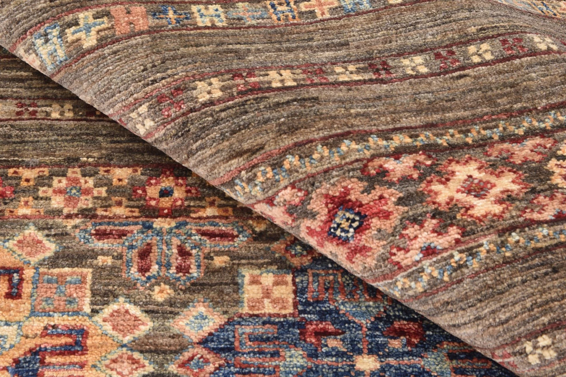 Wool Samarkand Afghan Rug 174 × 242 cm, hand-knotted - Image 4