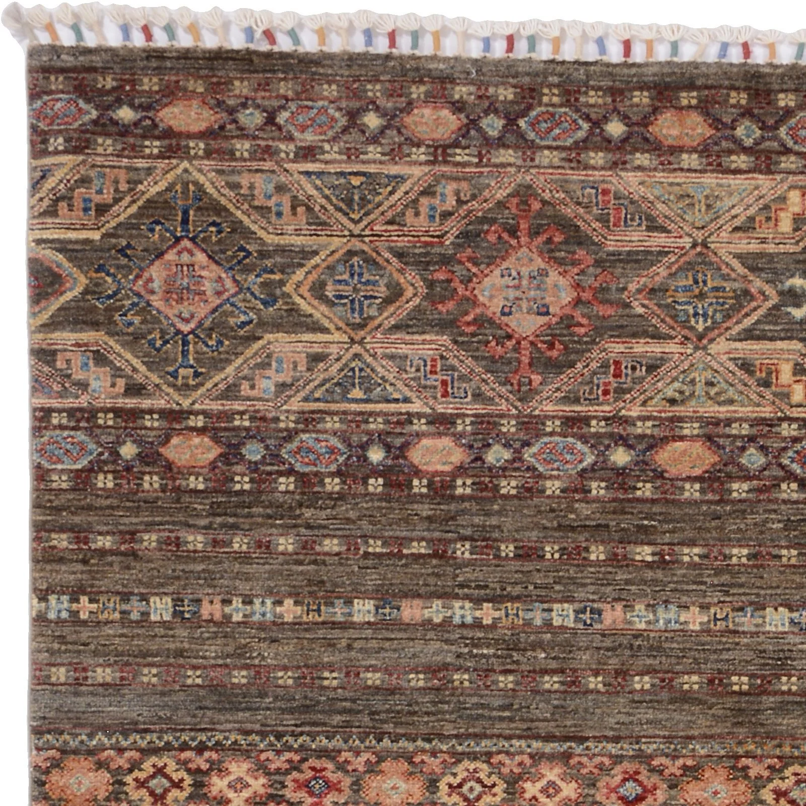 Wool Samarkand Afghan Rug 174 × 242 cm, hand-knotted - Image 6