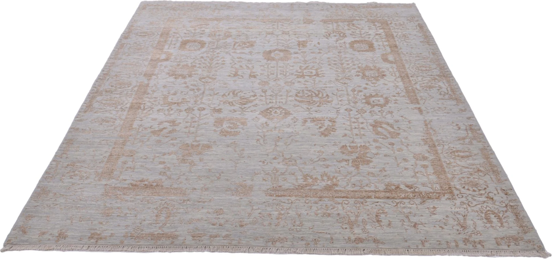 Alternative view of Indian Rug 246 × 309 cm in Wool, hand-knotted