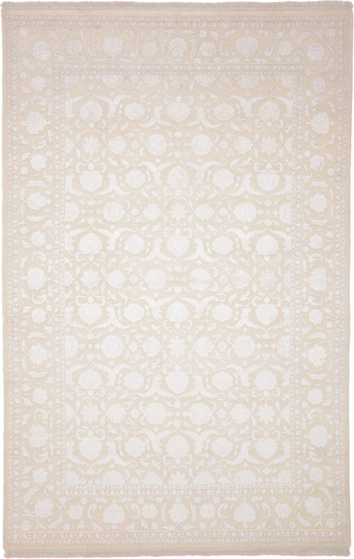 Indian Rug 200 × 300 cm in Wool, hand-knotted