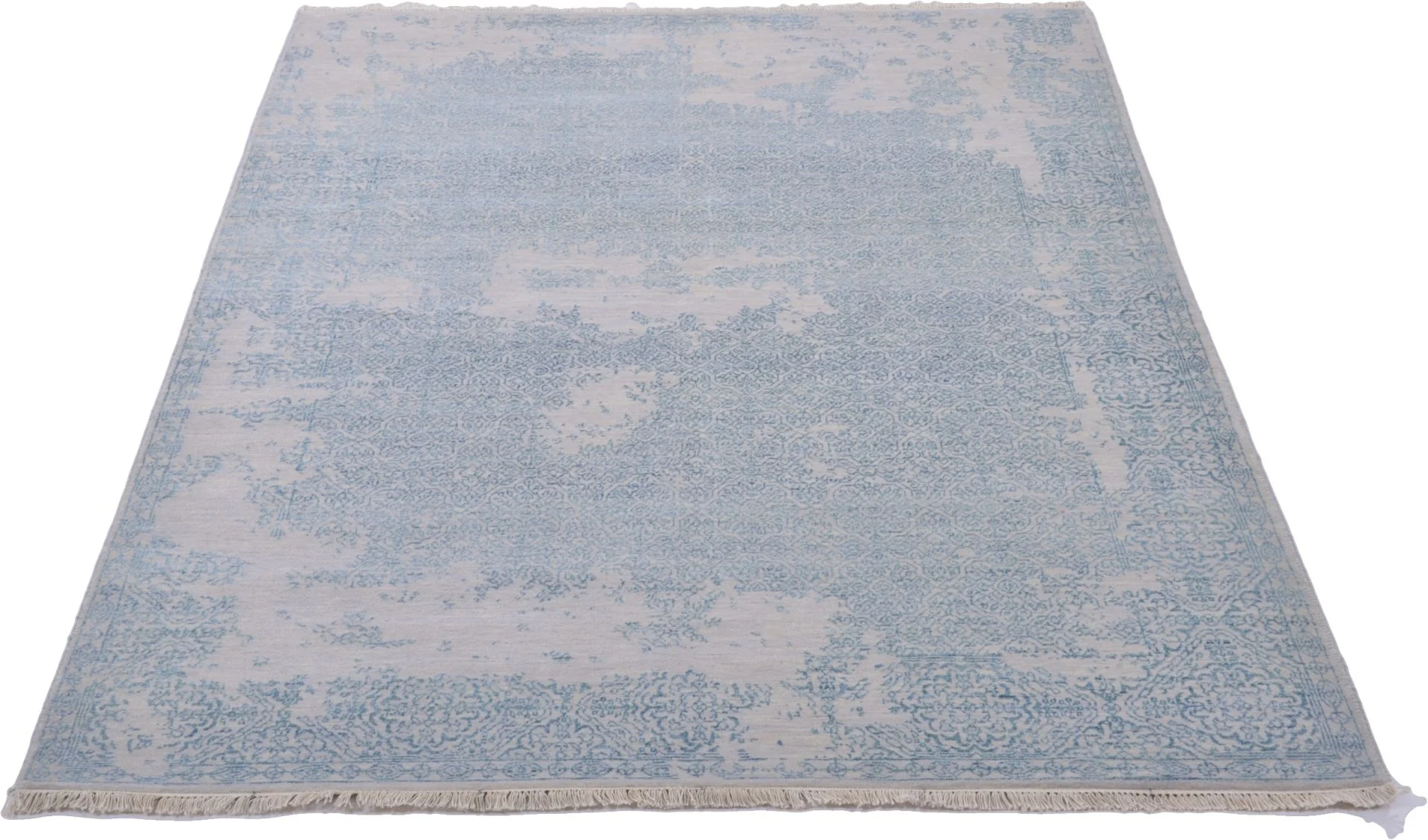 Alternative view of Hand-Knotted Indian Rug, 167 × 246 cm, Wool