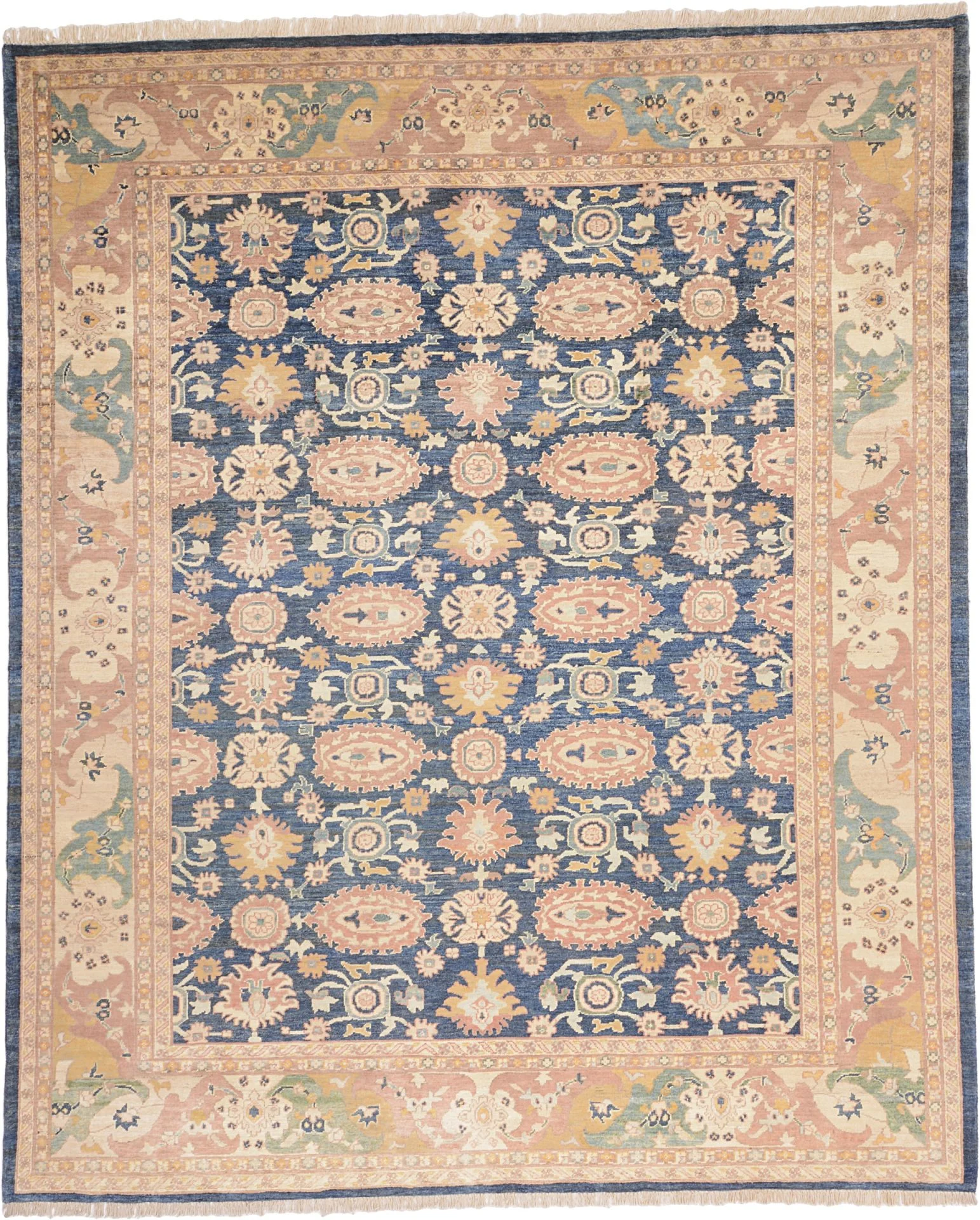 Wool Ziegler Pakistani Rug 250 × 303 cm, hand-knotted