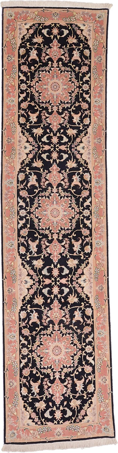 Wool Tabriz Persian Rug 86 × 350 cm, hand-knotted
