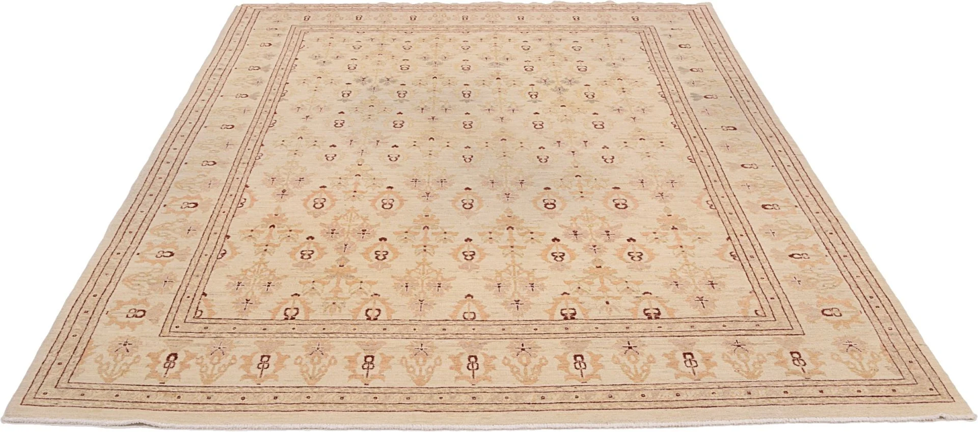 Alternative view of Hand-Knotted Ziegler Pakistani Rug, 255 × 330 cm, Wool