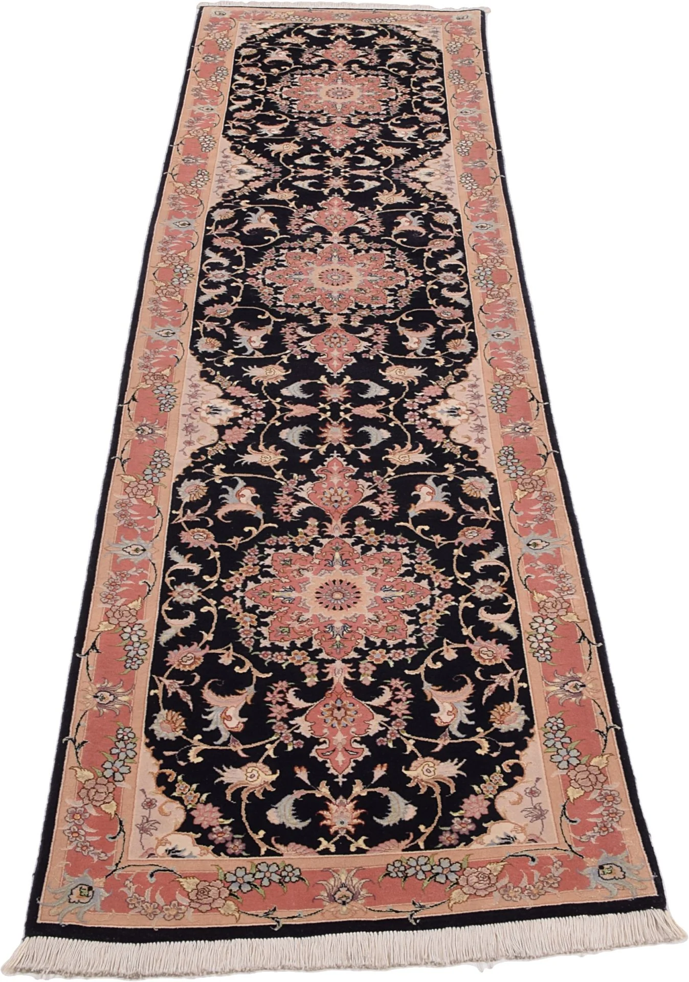 Alternative view of Wool Tabriz Persian Rug 86 × 350 cm, hand-knotted