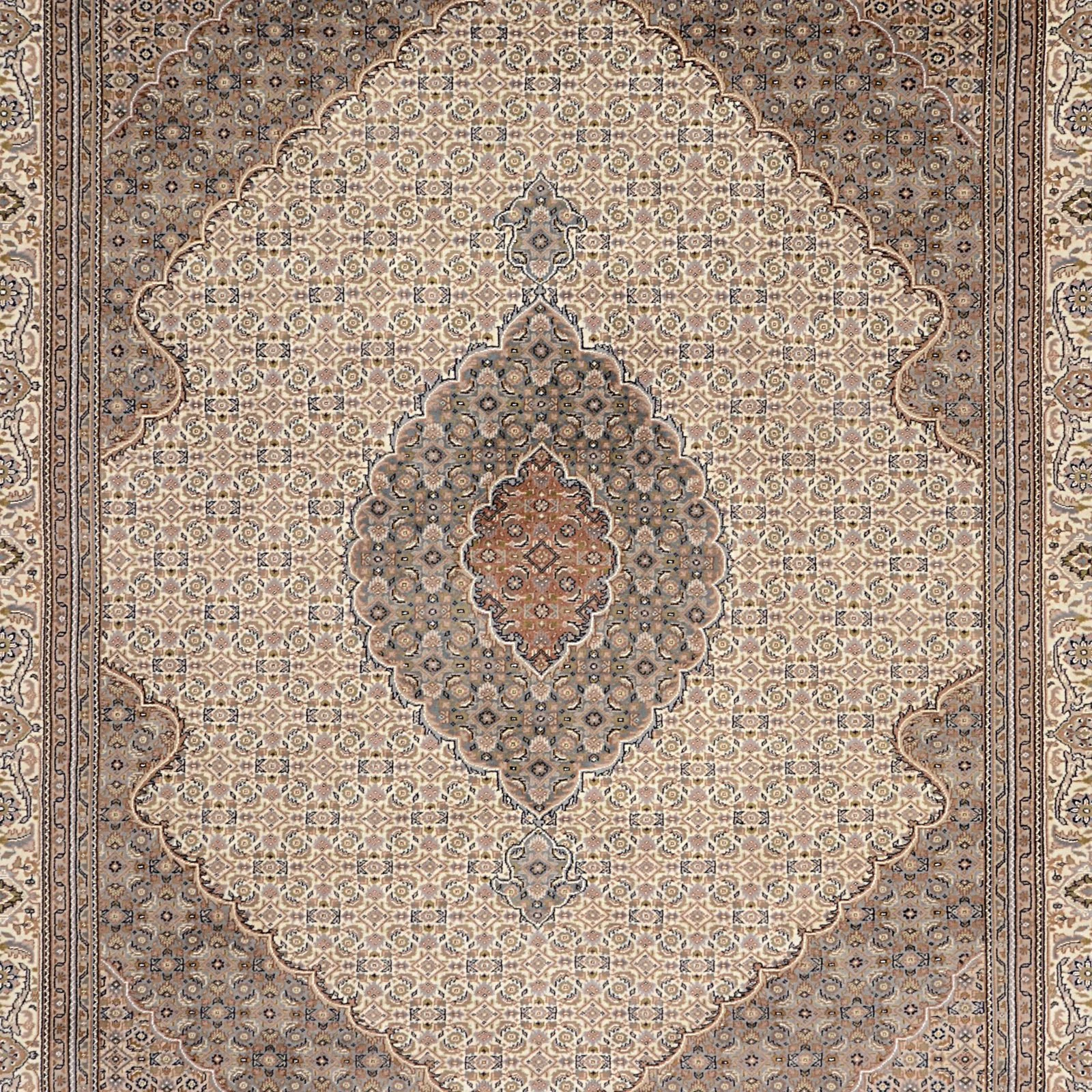 Tabriz Indian Rug 253 × 297 cm in Wool, hand-knotted - Image 6