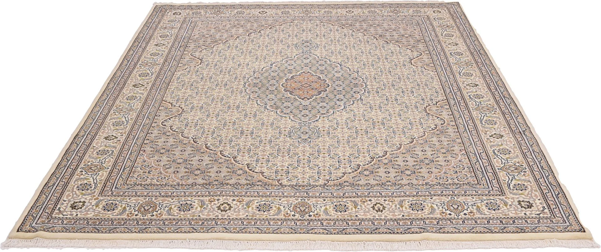 Wool Tabriz Indian Rug 251 × 296 cm, hand-knotted - Image 3