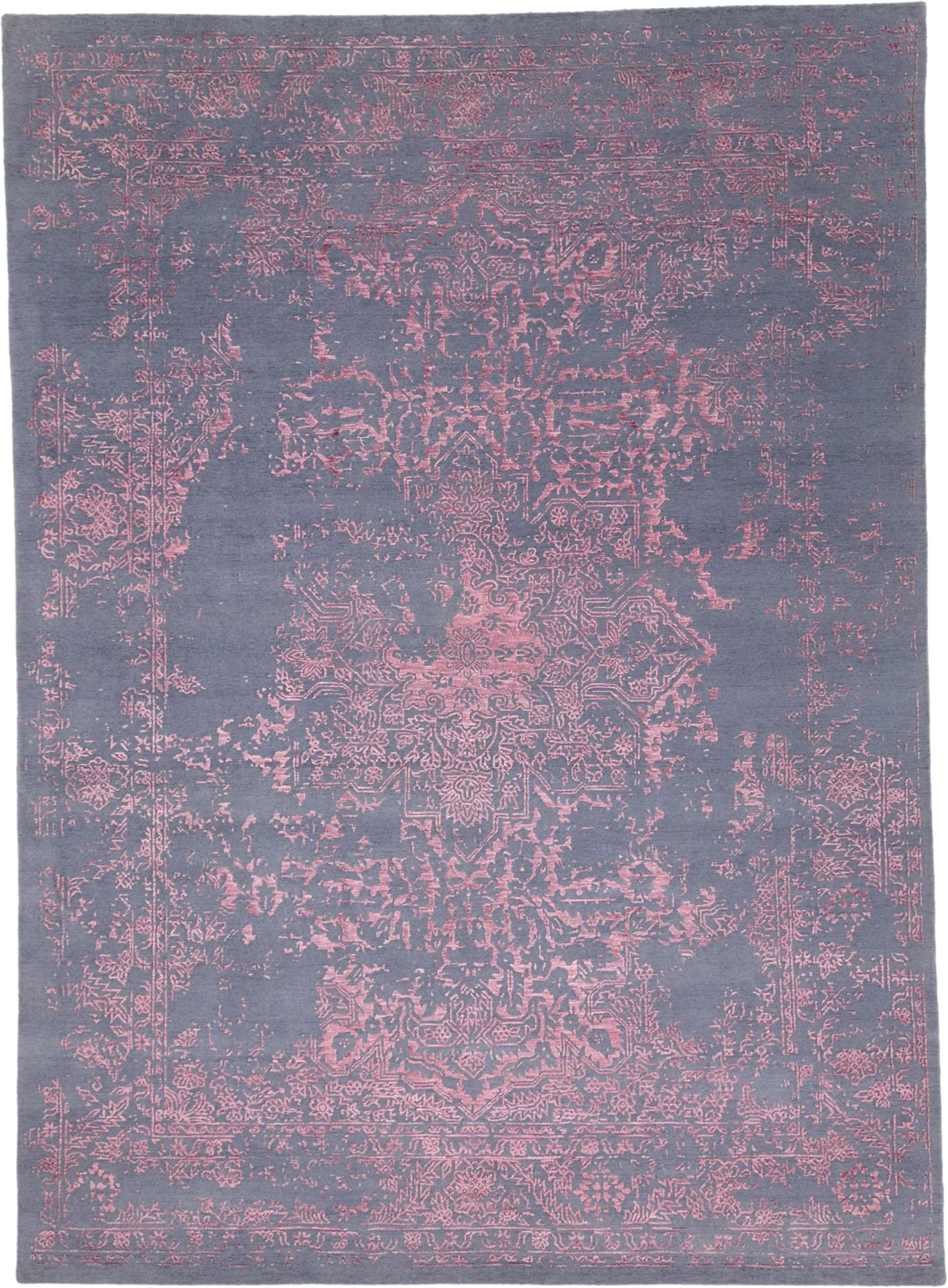 Wool Indian Rug 268 × 370 cm, hand-knotted