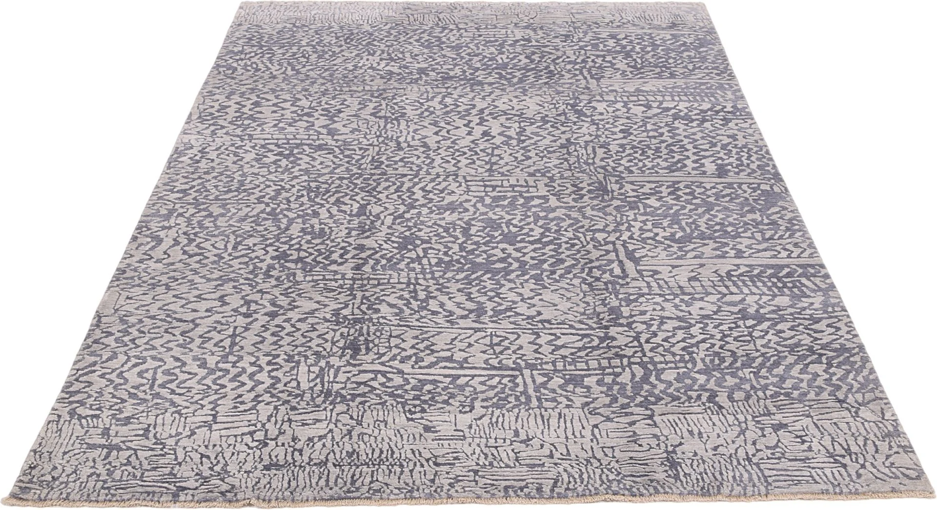Alternative view of Wool Indian Rug 203 × 300 cm, hand-knotted