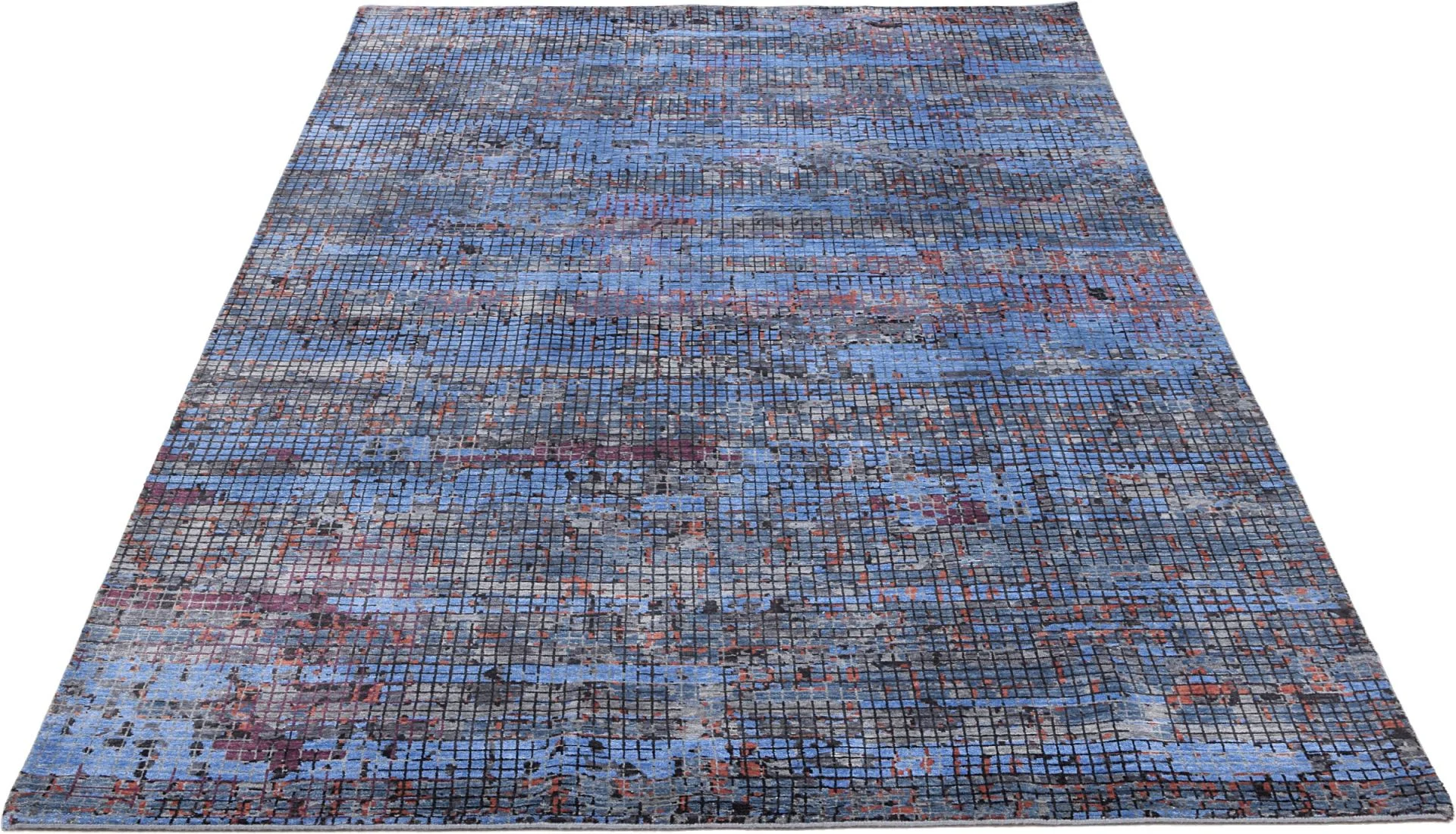 Alternative view of Hand-Knotted Indian Rug, 199 × 304 cm, Wool