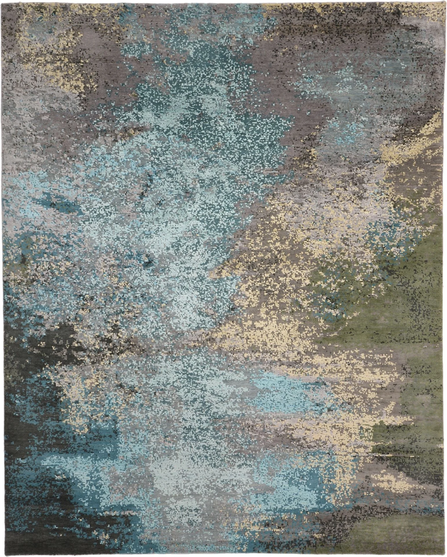 Indian Rug 247 × 305 cm, hand-knotted