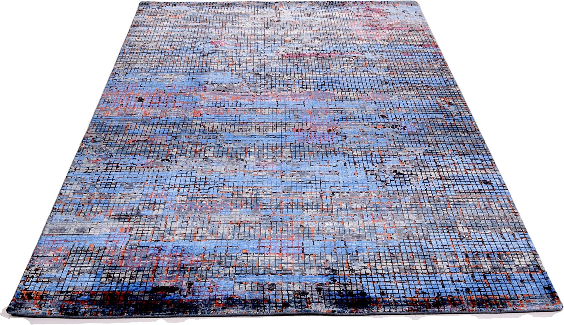 Hand-Knotted Indian Rug, 199 × 304 cm, Wool - Image 3