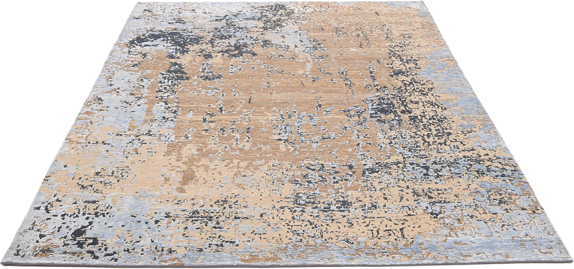 Alternative view of Hand-Knotted Indian Rug, 238 × 301 cm, Wool