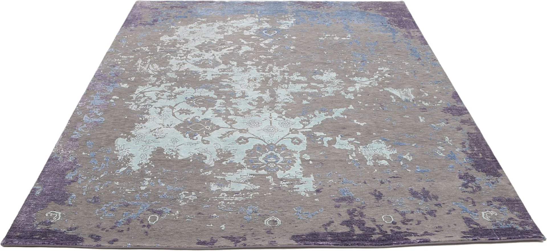 Alternative view of Indian Rug 245 × 302 cm in Wool, hand-knotted