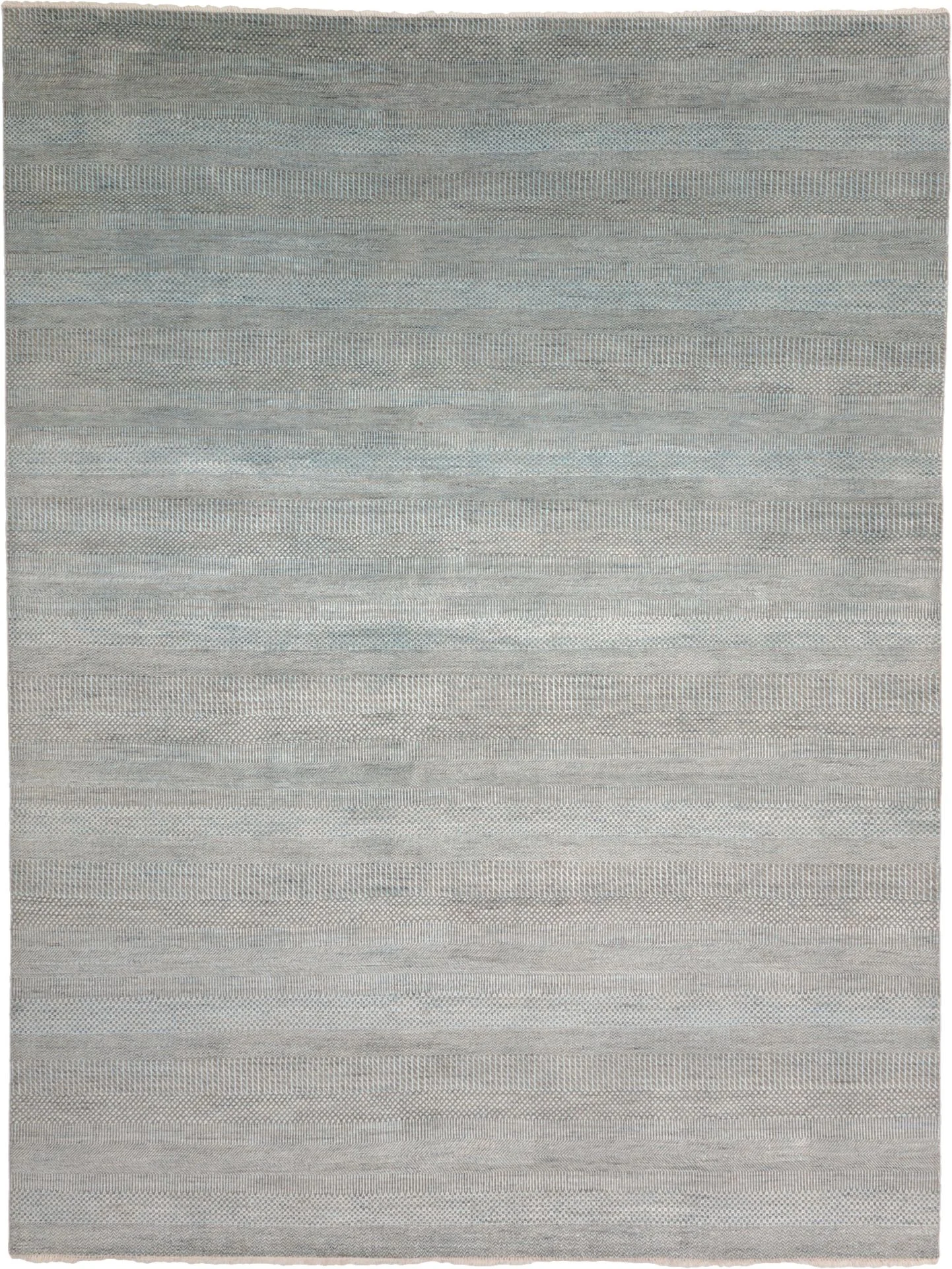 Hand-Knotted Indian Rug, 278 × 367 cm