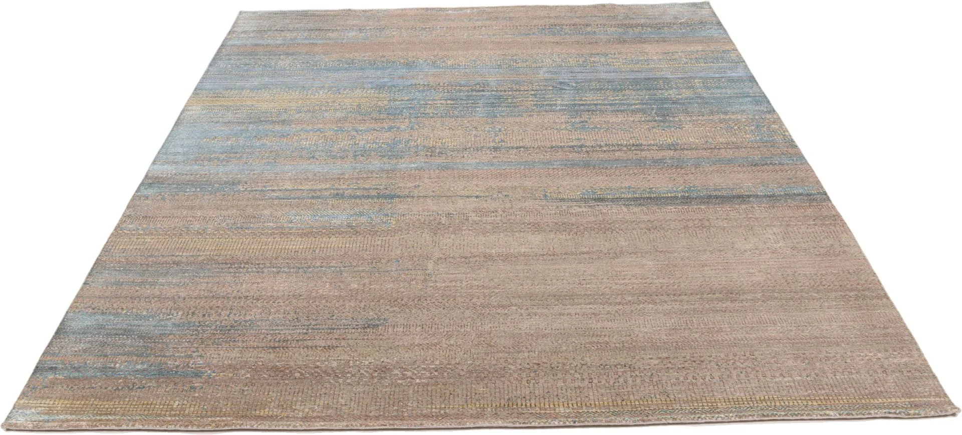 Alternative view of Hand-Knotted Indian Rug, 251 × 299 cm, Silk