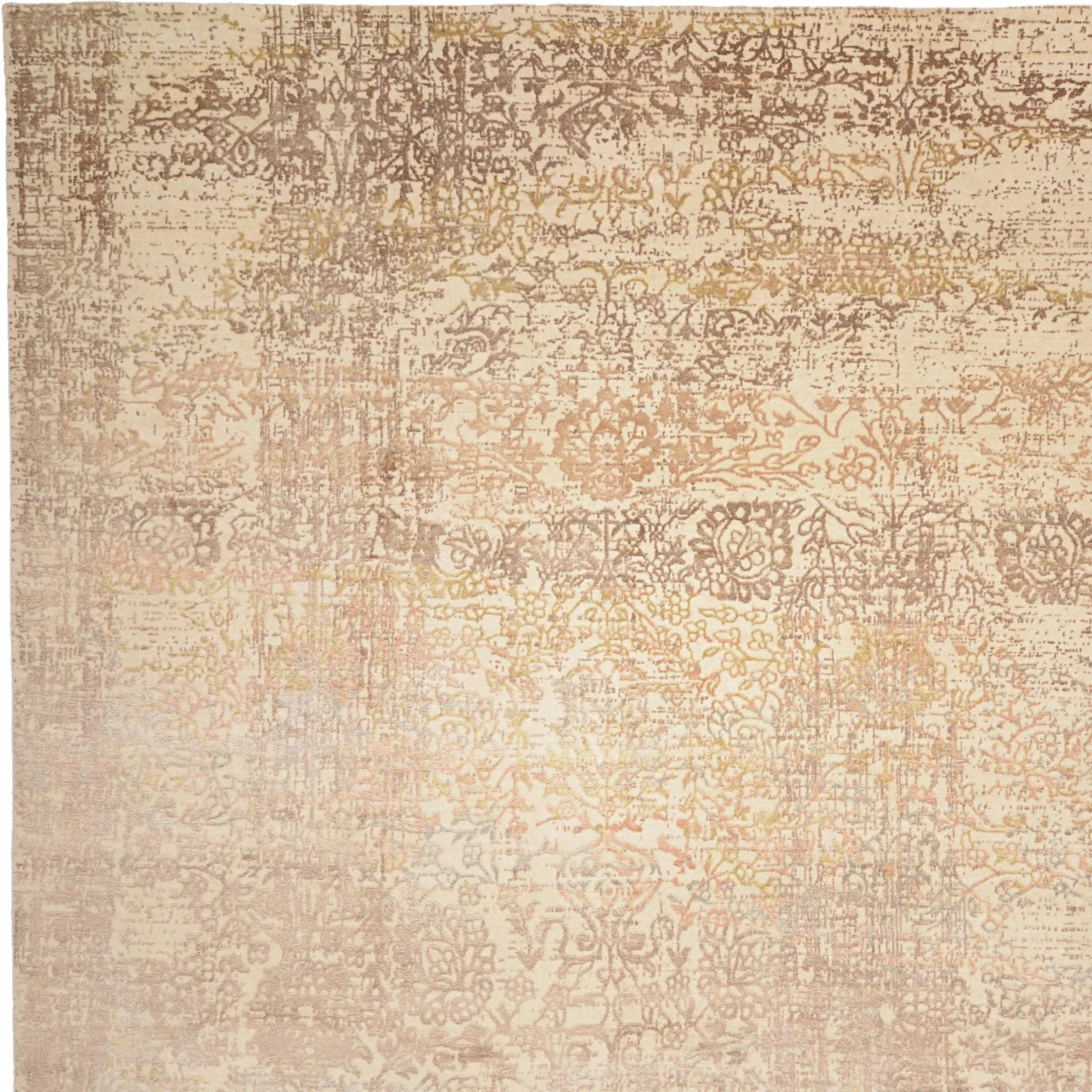 Farahan Indian Rug 270 × 361 cm in Silk, hand-knotted - Image 6