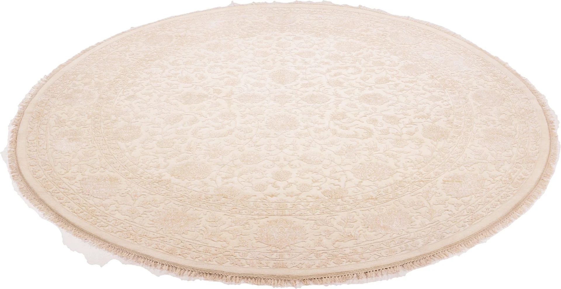 Alternative view of Hand-Knotted Tabriz Indian Rug, 272 × 272 cm