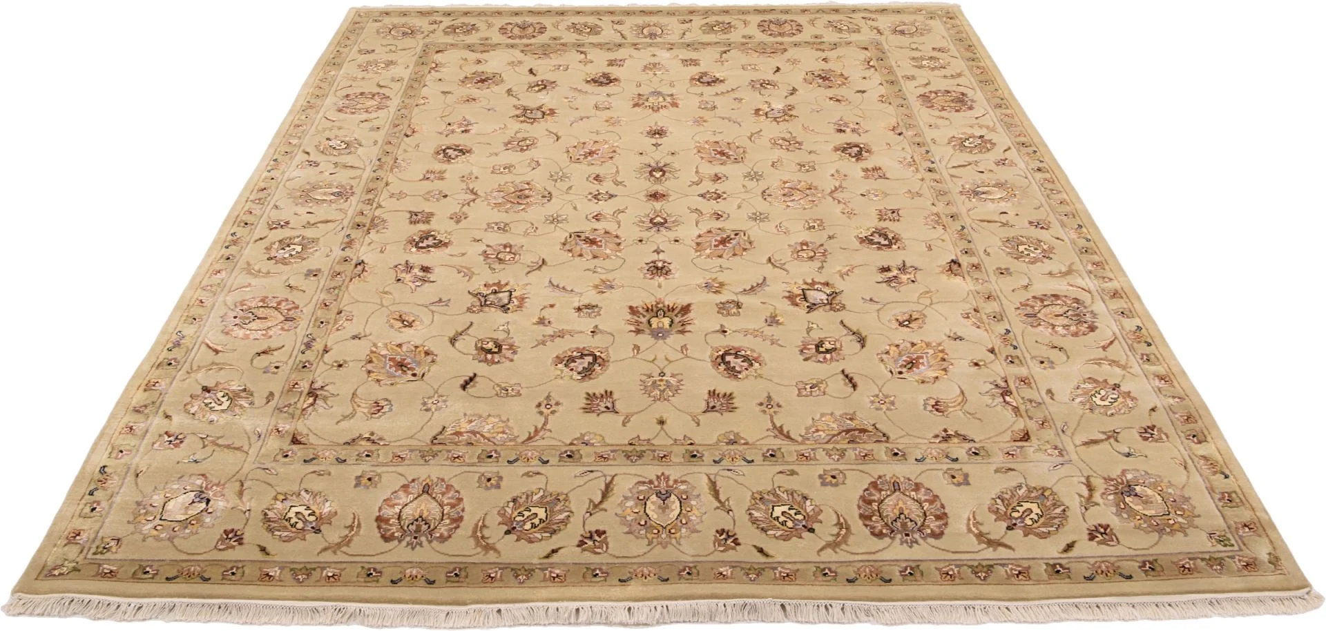 Alternative view of Hand-Knotted Tabriz Indian Rug, 243 × 313 cm