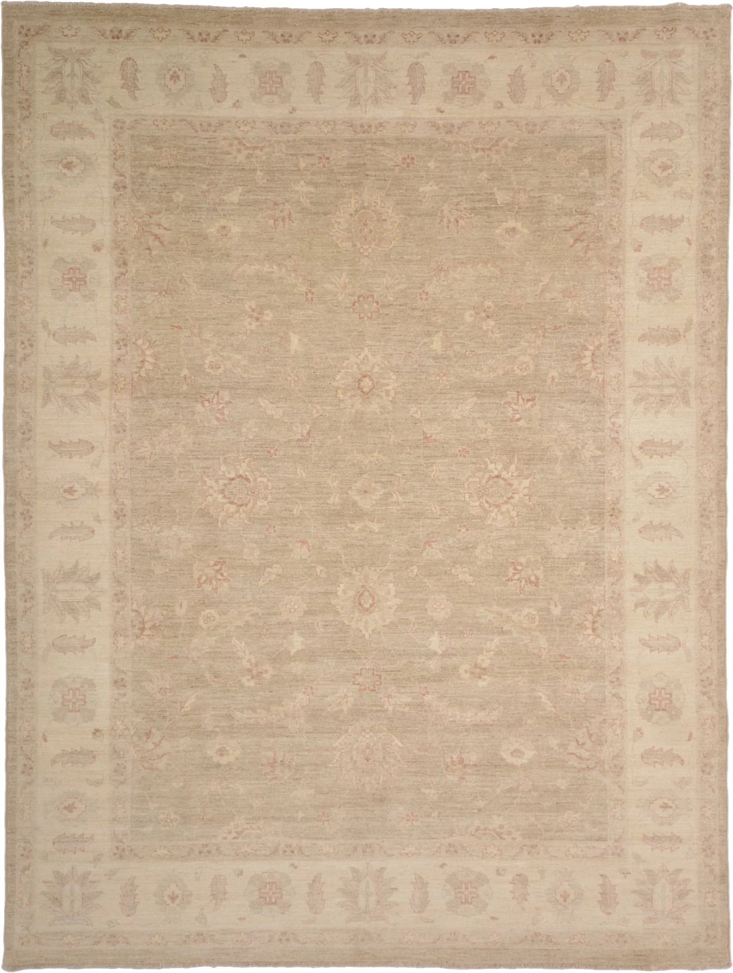Ziegler Pakistani Rug 265 × 349 cm in Wool, hand-knotted