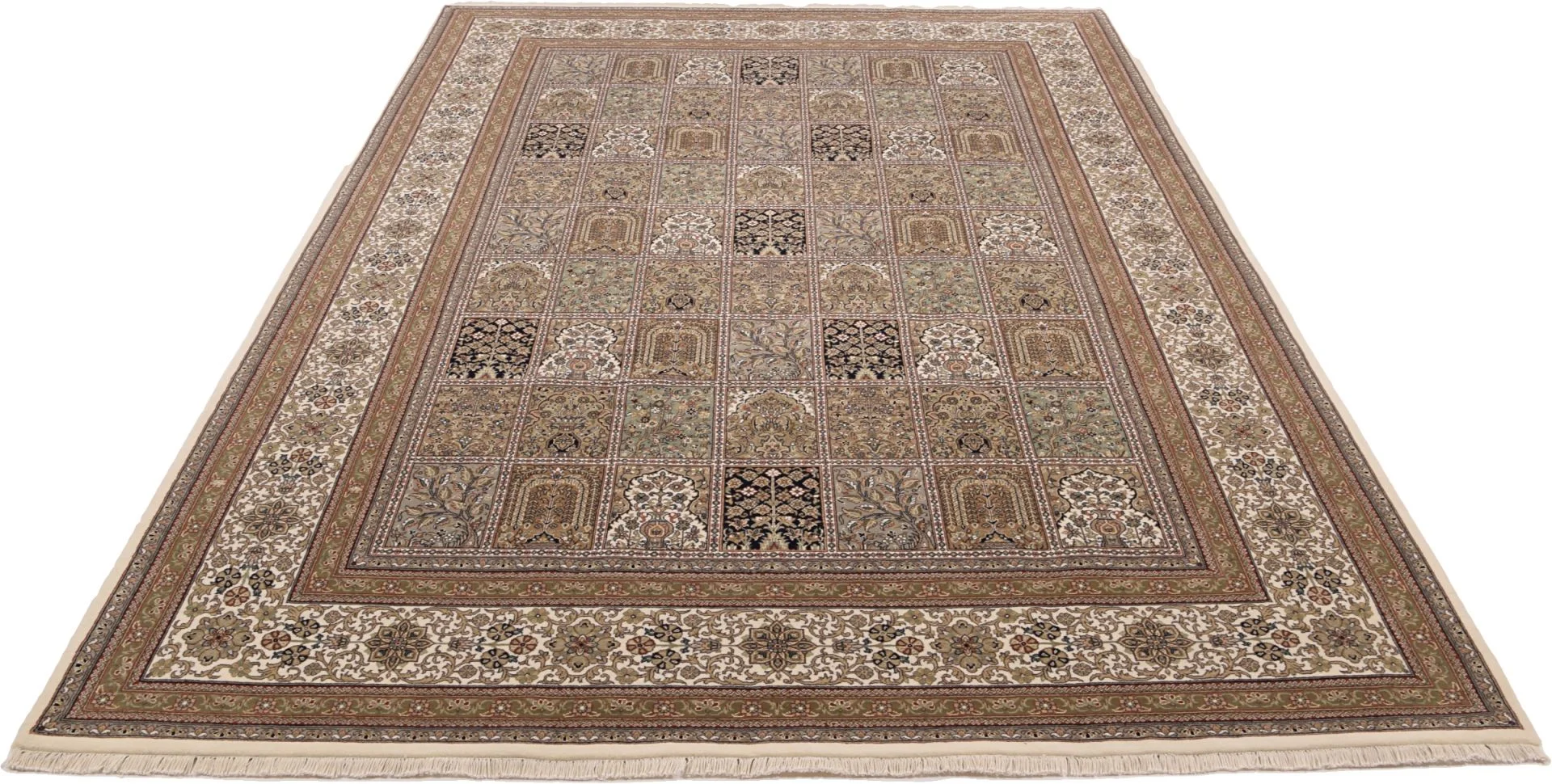 Alternative view of Qom Indian Rug 246 × 353 cm, hand-knotted