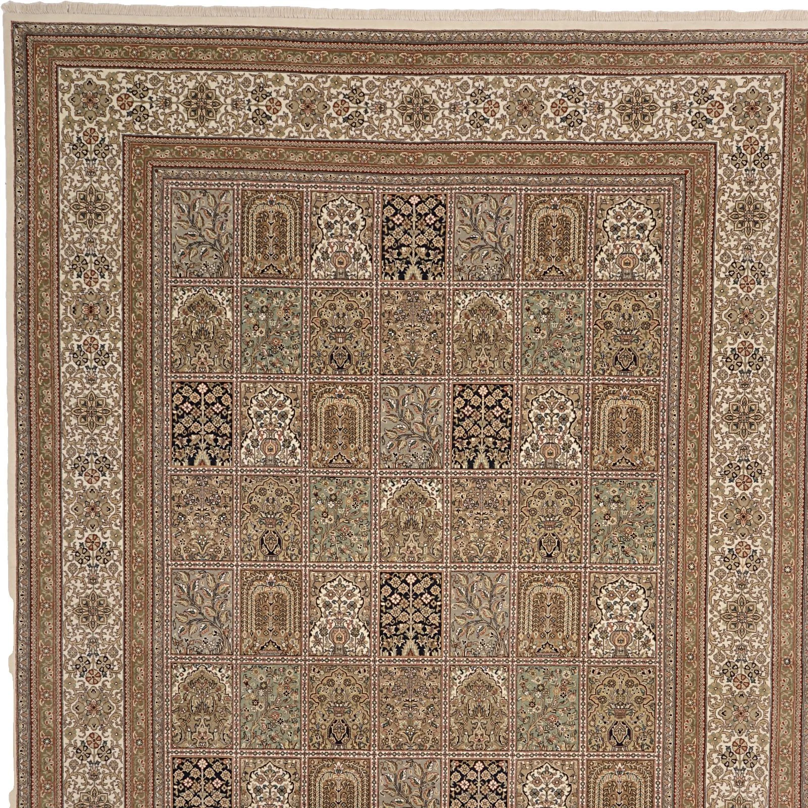 Qom Indian Rug 246 × 353 cm, hand-knotted - Image 6