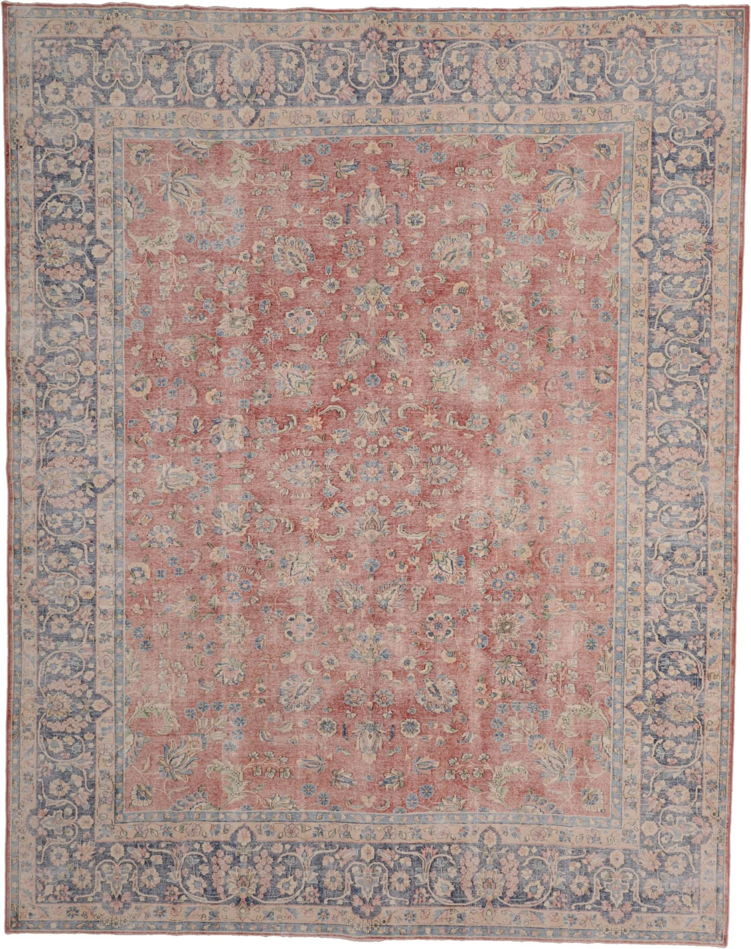 Hand-Knotted Pakistani Rug, 278 × 352 cm, Wool