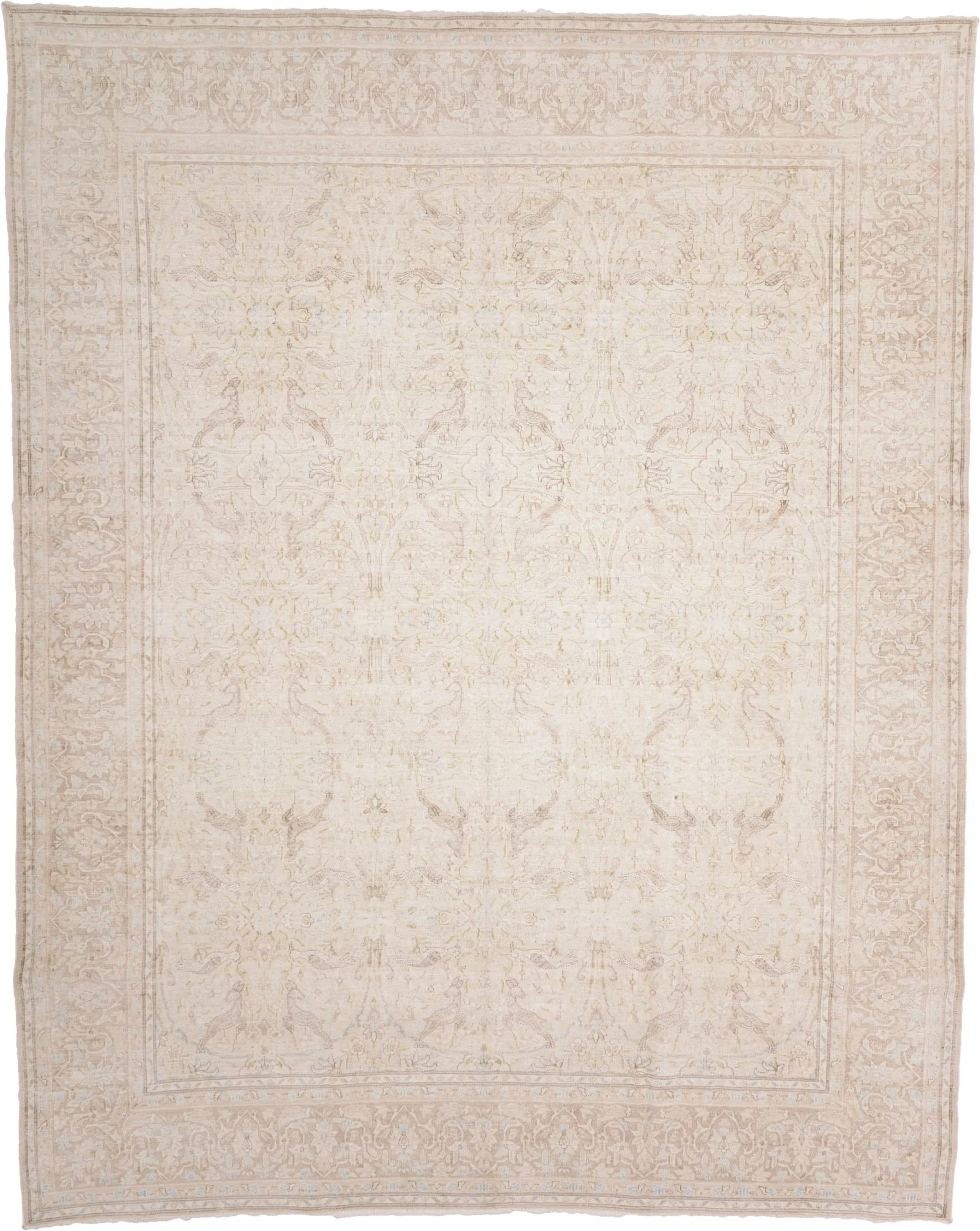 Pakistani Rug 300 × 379 cm in Wool, hand-knotted