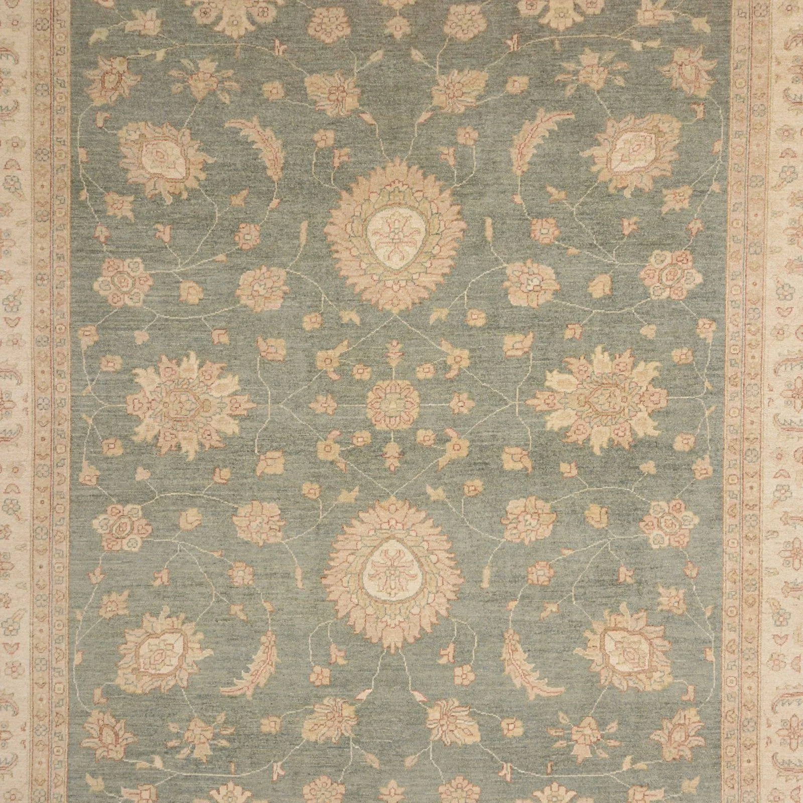 Alternative view of Wool Ziegler Pakistani Rug 246 × 295 cm, hand-knotted