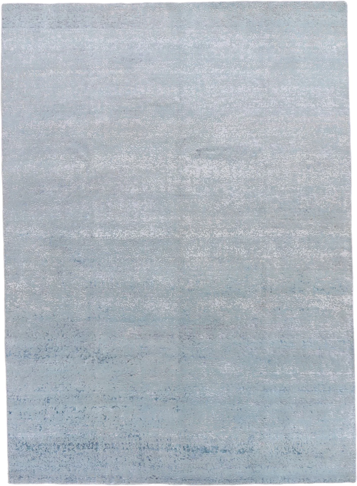 Hand-Knotted Indian Rug, 251 × 350 cm, Wool & Silk