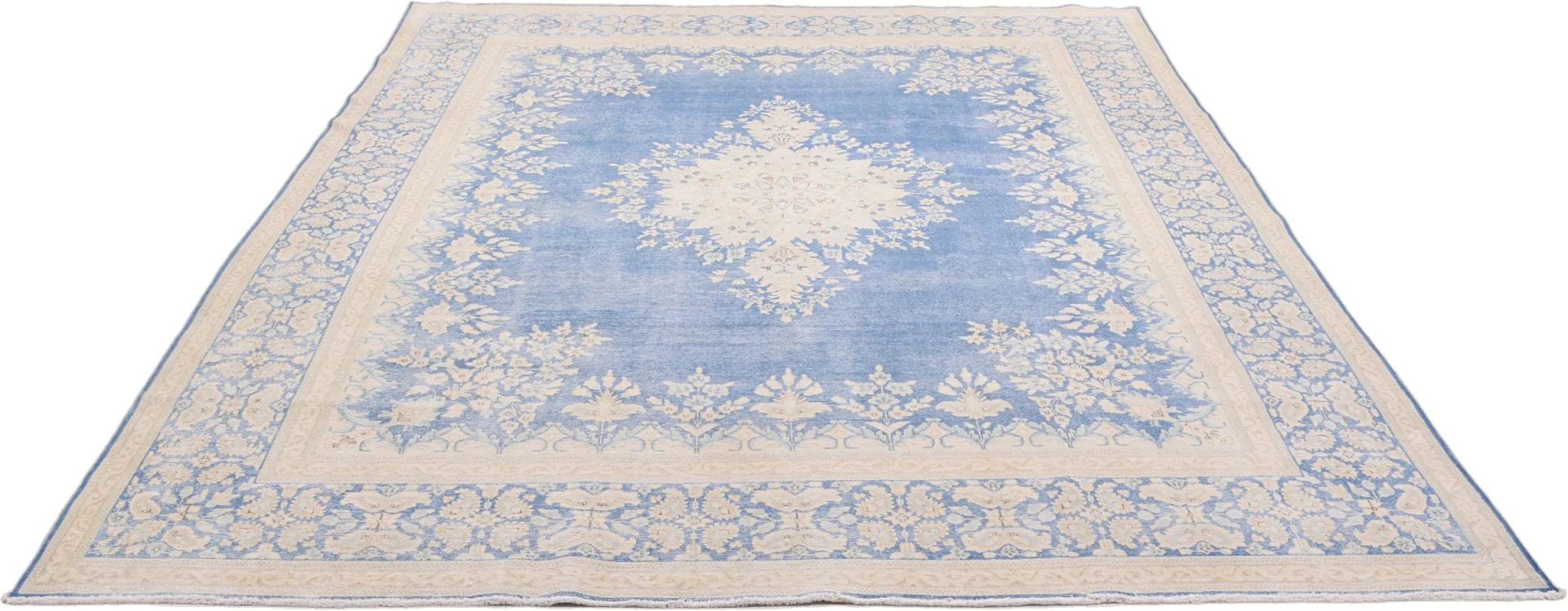 Hand-Knotted Pakistani Rug, 290 × 390 cm, Wool - Image 4