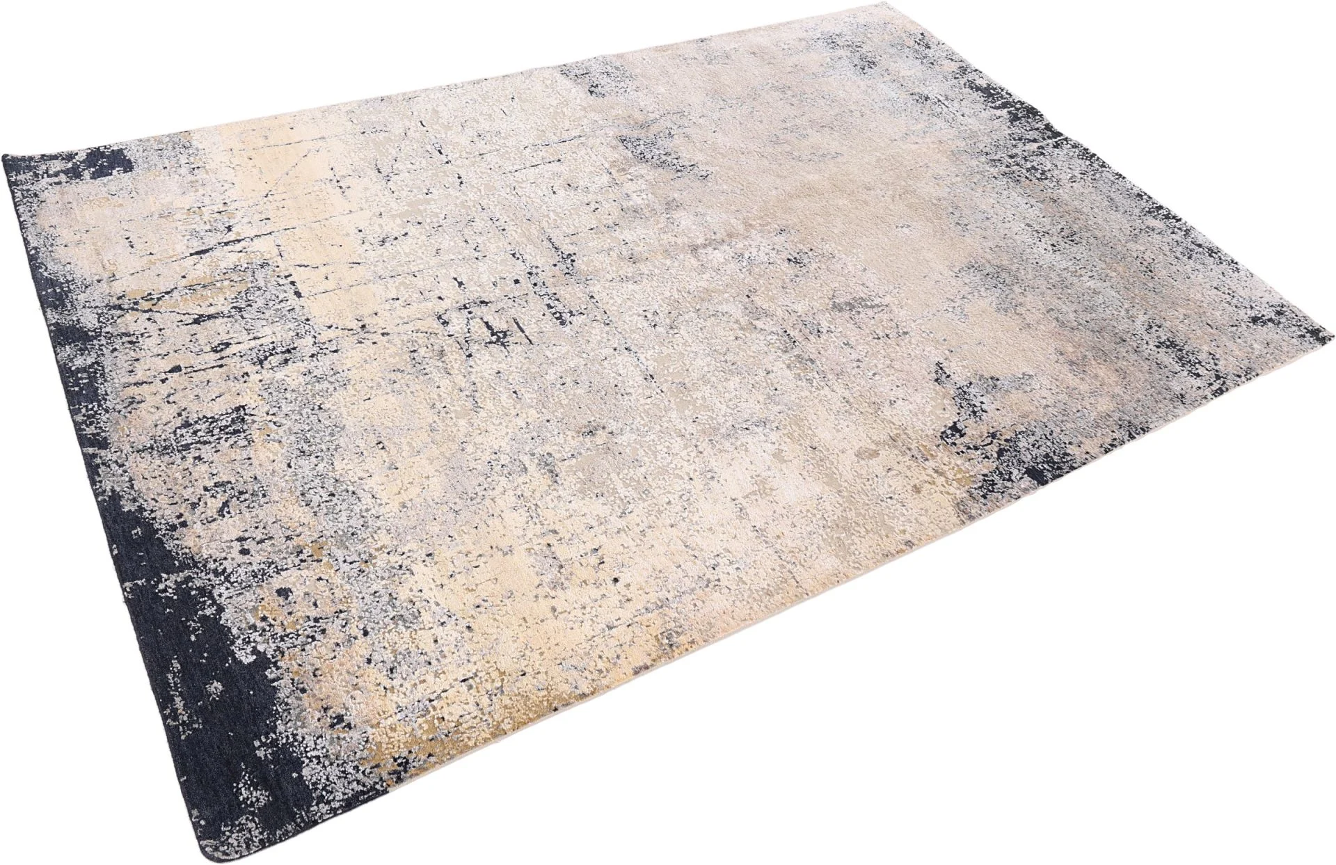 Alternative view of Hand-Knotted Indian Rug, 202 × 304 cm, Wool & Silk