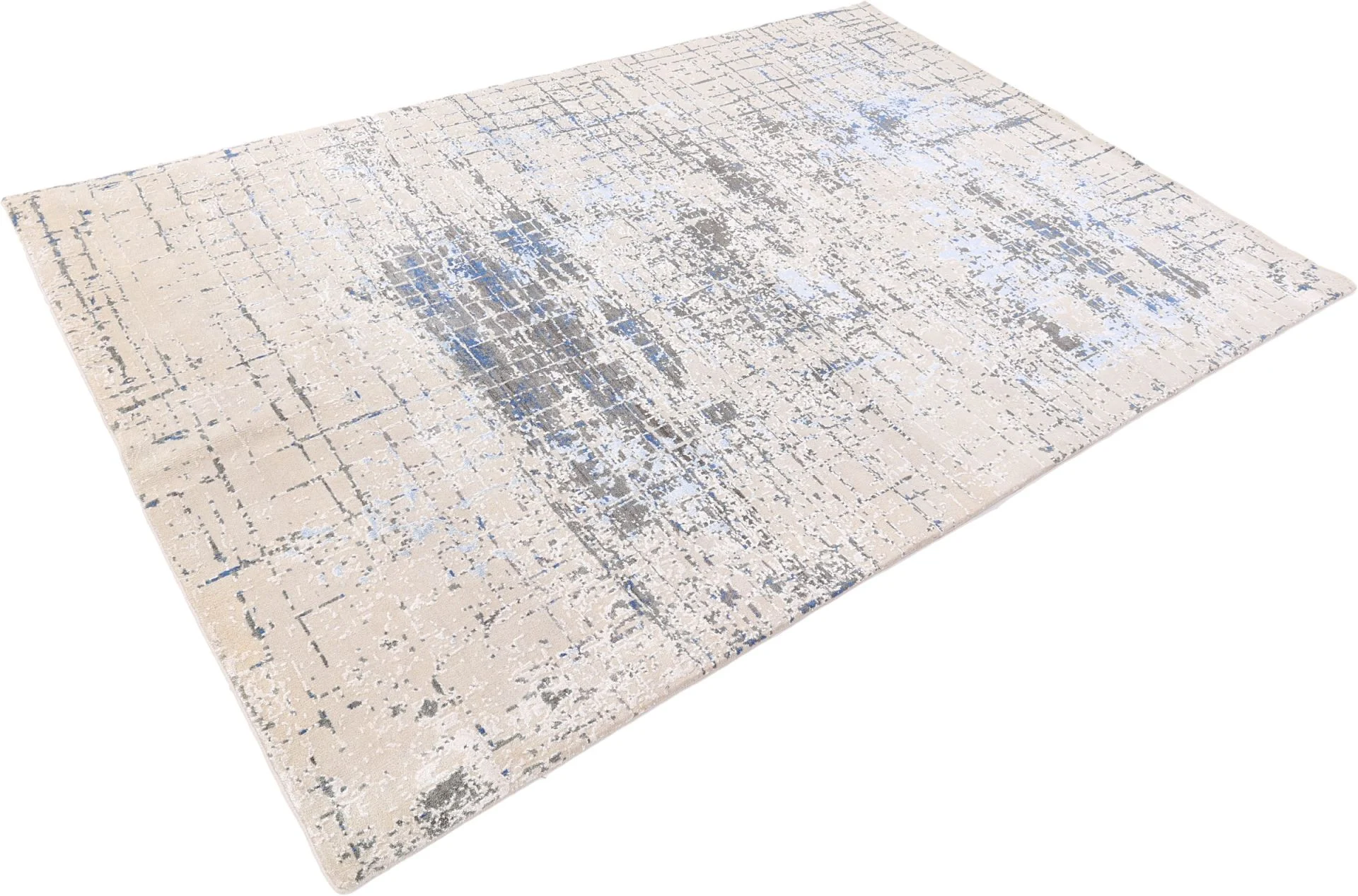 Alternative view of Hand-Knotted Indian Rug, 204 × 296 cm, Wool & Silk