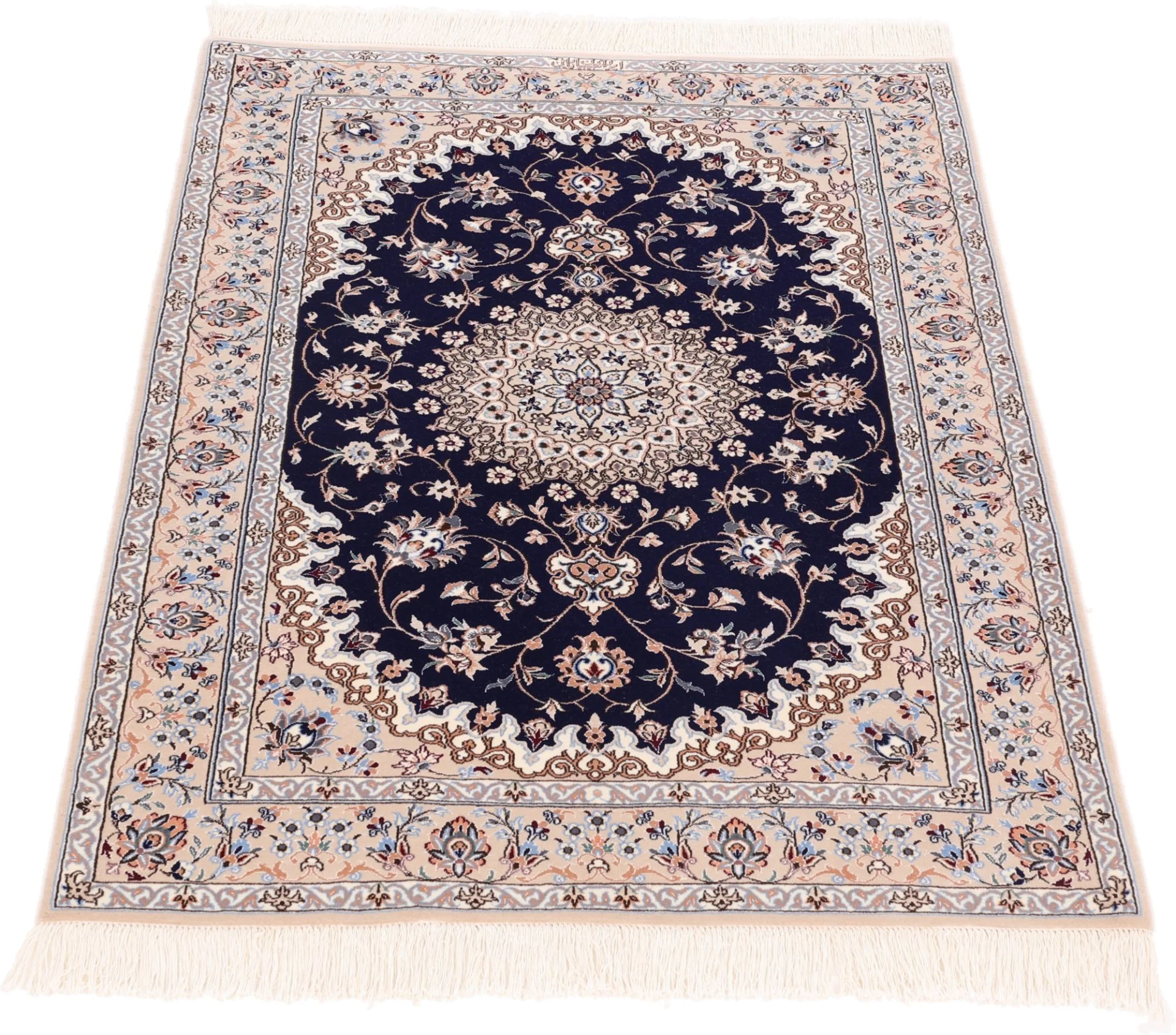 Alternative view of Wool Nain Persian Rug 104 × 149 cm, hand-knotted