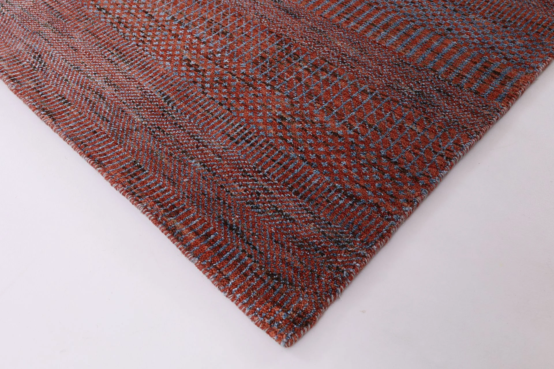 Wool & Silk Indian Rug 272 × 358 cm, hand-knotted - Image 7