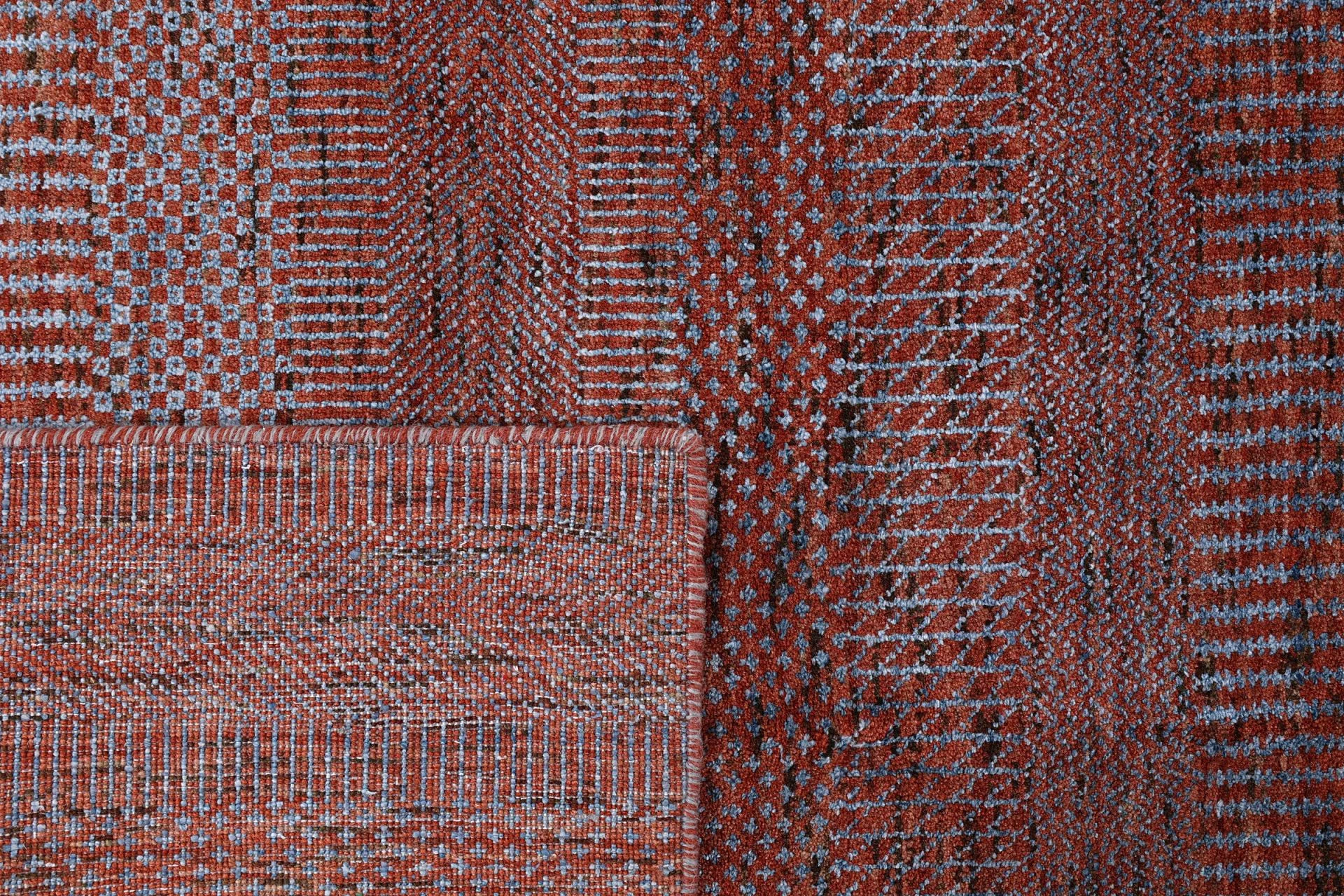 Wool & Silk Indian Rug 272 × 358 cm, hand-knotted - Image 8