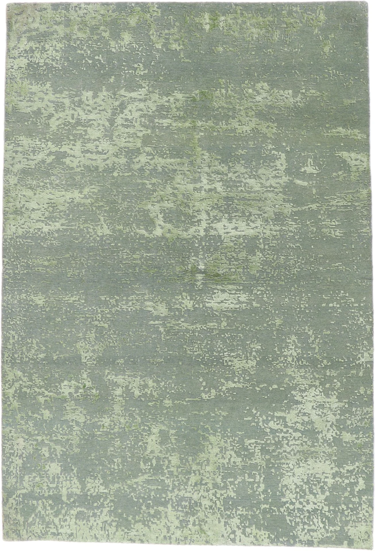 Wool & Silk Indian Rug 167 × 241 cm, hand-knotted