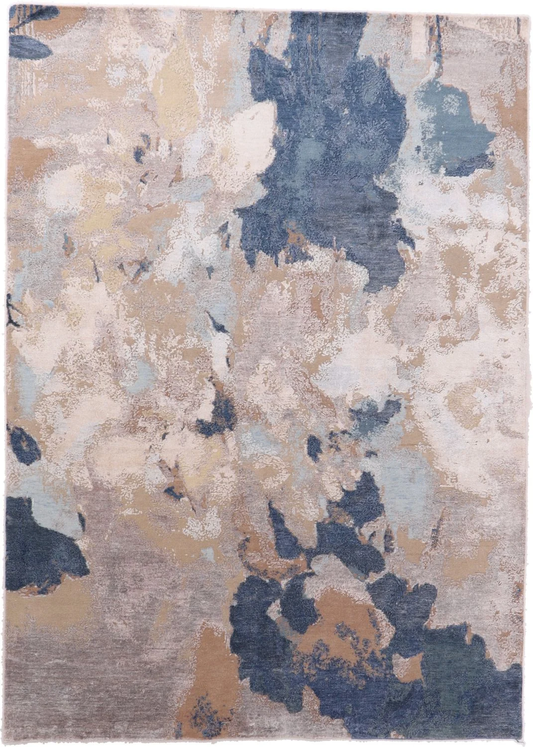 Wool & Silk Indian Rug 172 × 242 cm, hand-knotted
