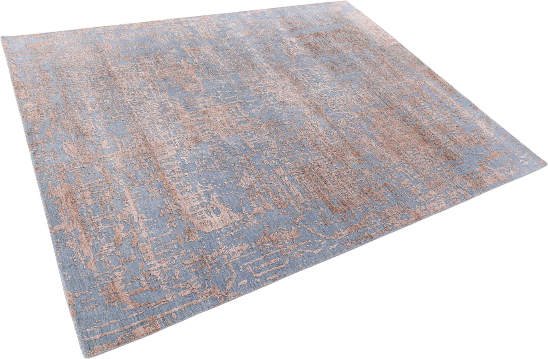 Alternative view of Hand-Knotted Indian Rug, 244 × 308 cm, Wool & Silk