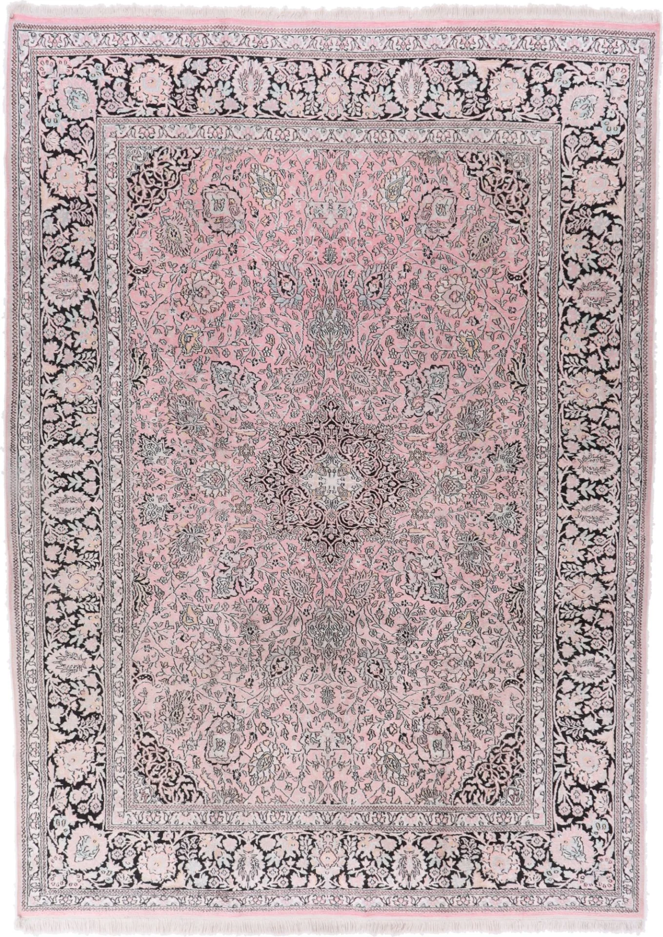 Hand-Knotted Indian Rug, 325 × 231 cm, Wool