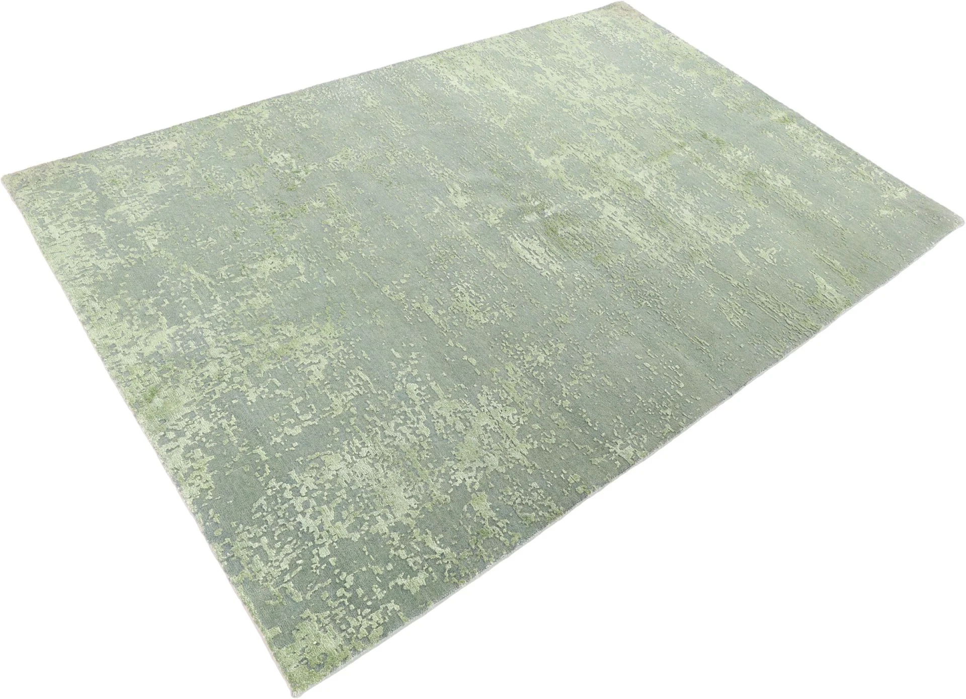 Wool & Silk Indian Rug 167 × 241 cm, hand-knotted - Image 3