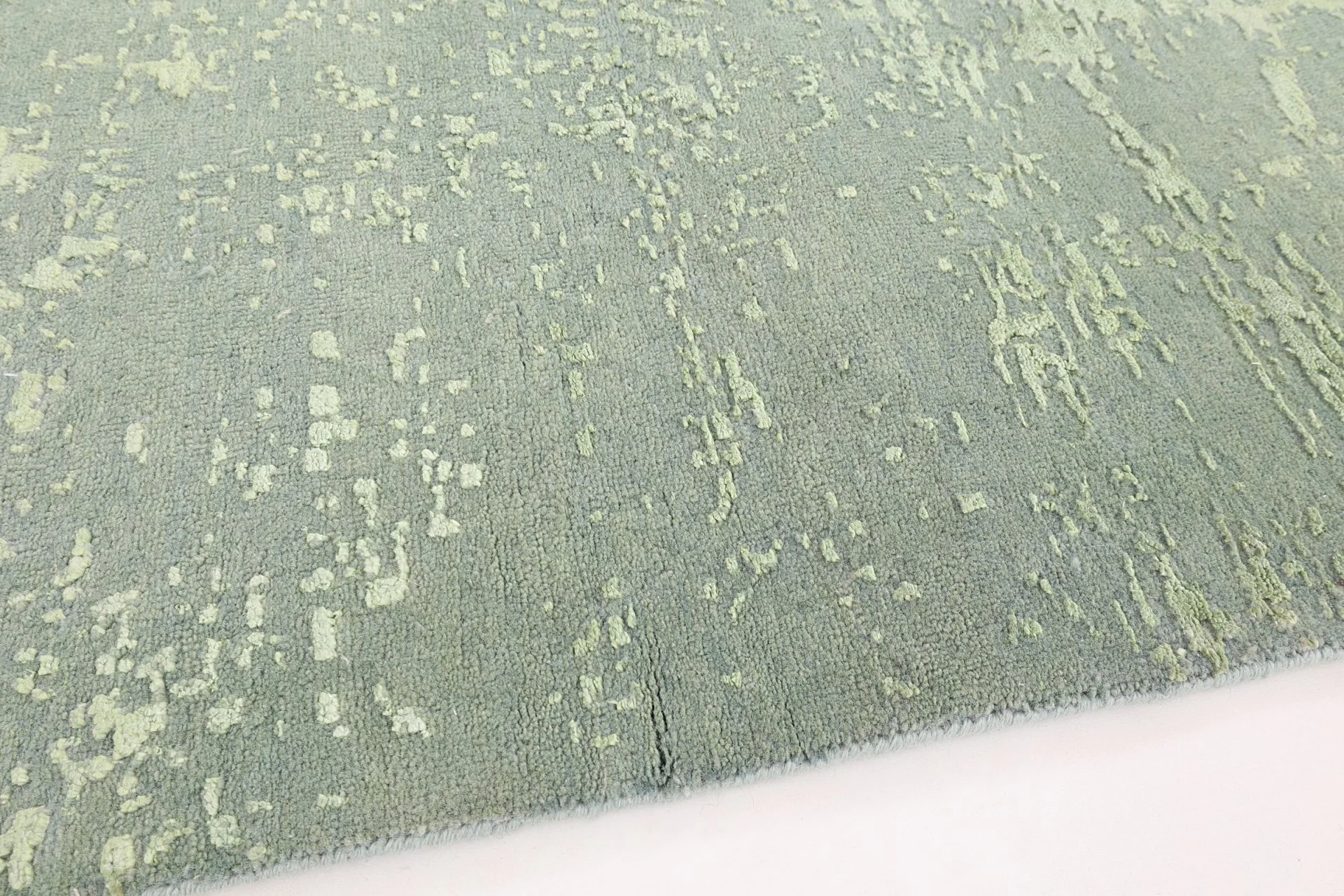 Wool & Silk Indian Rug 167 × 241 cm, hand-knotted - Image 5