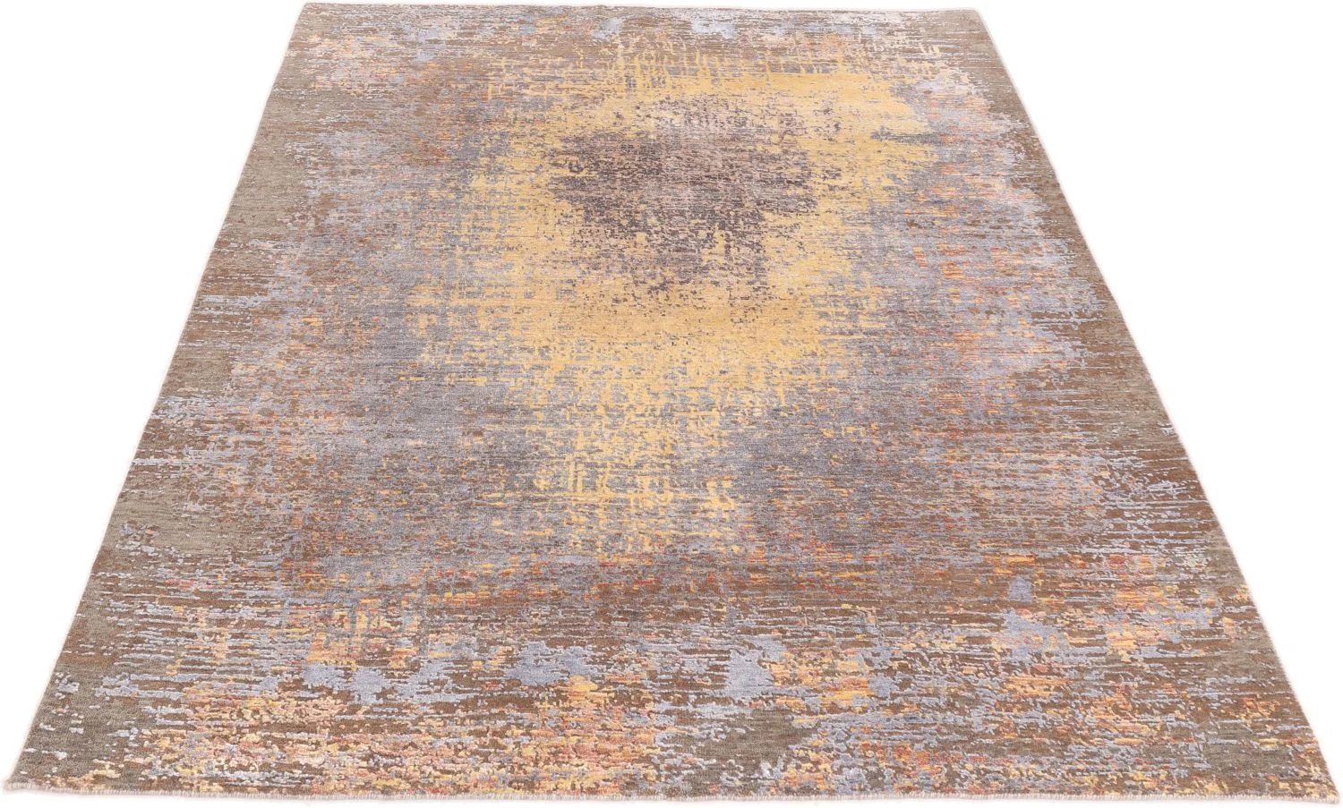 Alternative view of Indian Rug 174 × 240 cm in Wool & Silk, hand-knotted