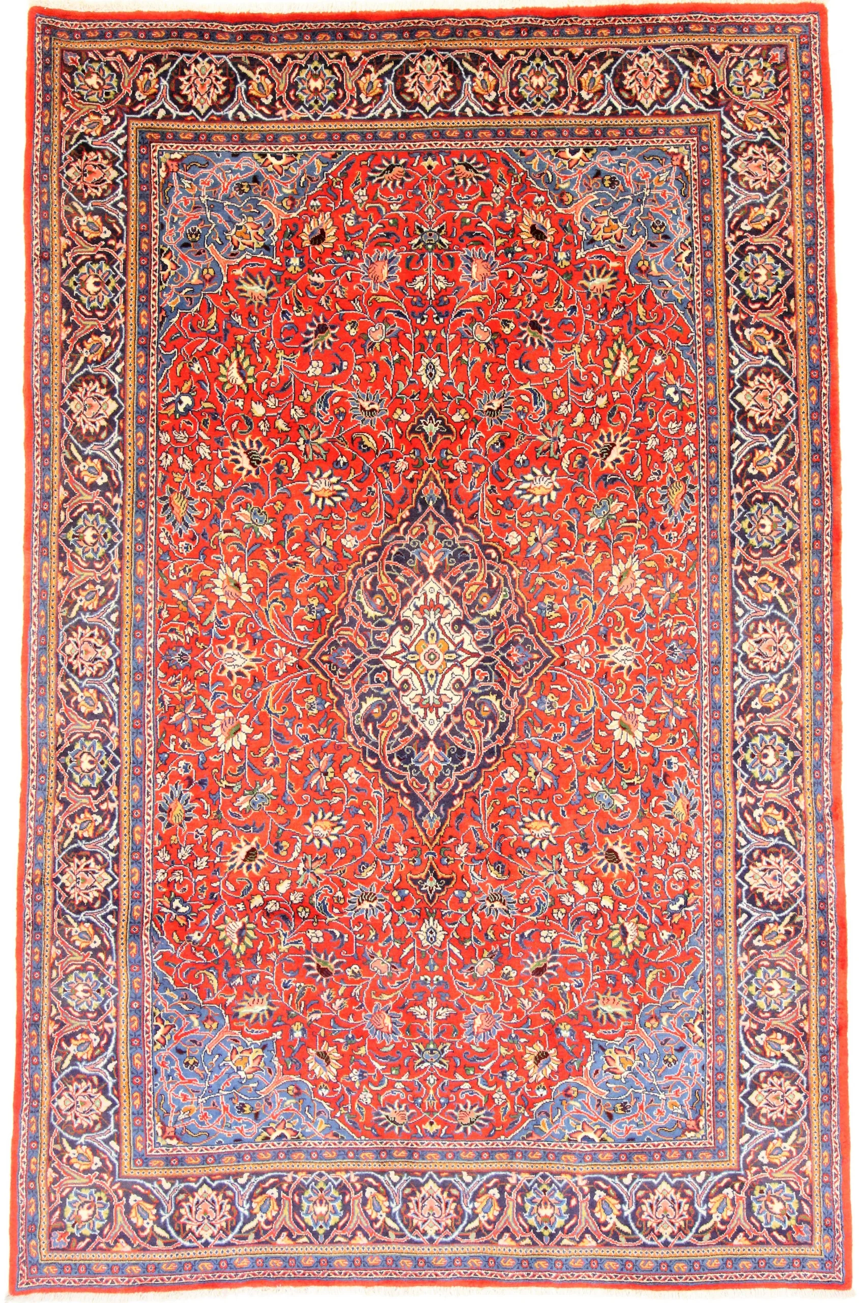 Sarouk Persian Rug 312 × 200 cm in Wool, hand-knotted
